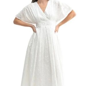 NWT Mila Mae Dolman Sleeve Eyelet A-Line Dress - size XL